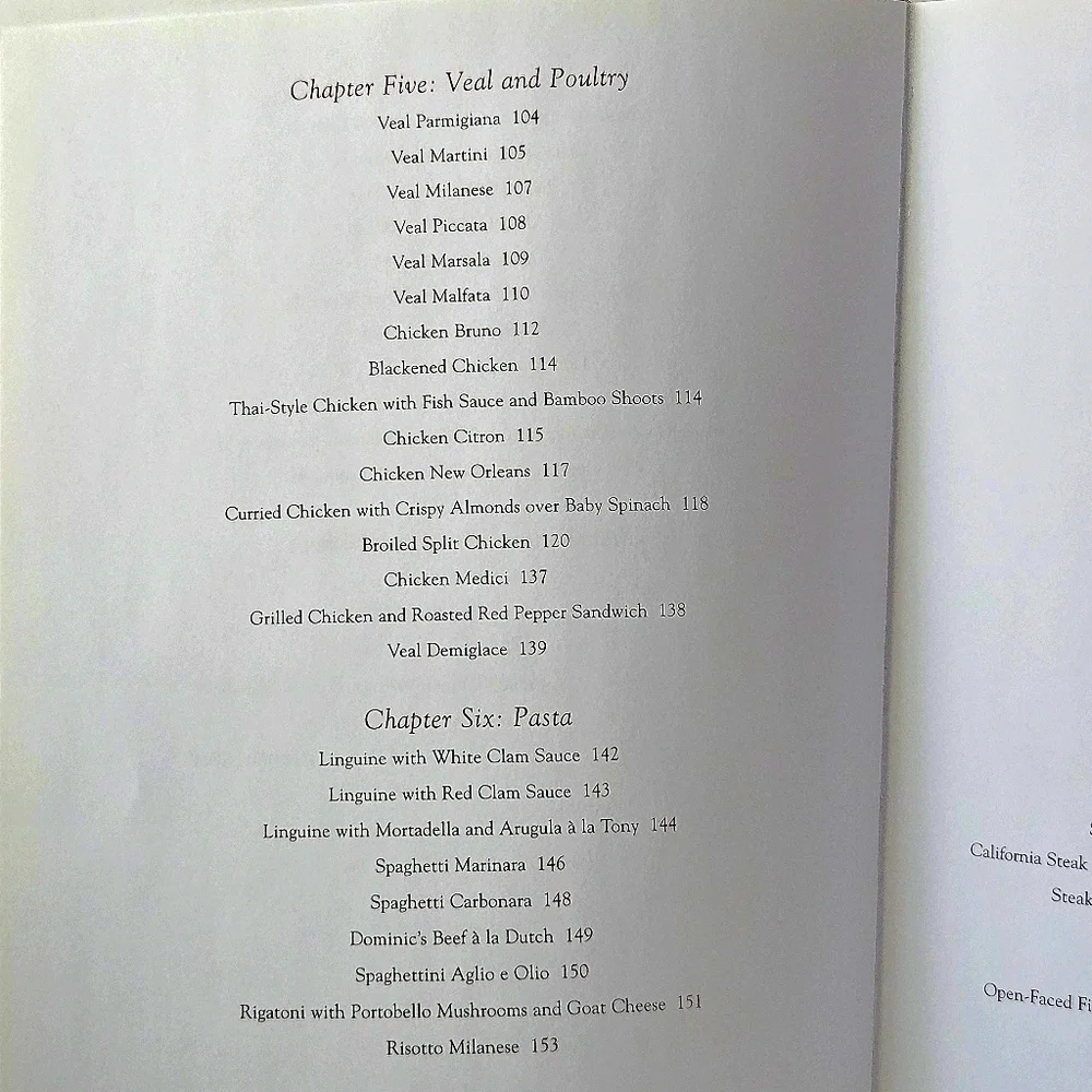 VTG RARE SIGNED 2003 The Palm Restaurant Cookbook Hardcover Chef Tony Tammero